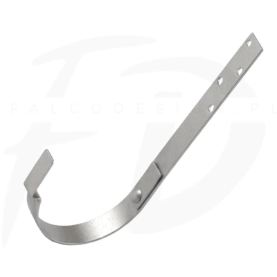 Hak nakrokwiowy L=300 Inguri 150 kolor srebrny metalik RAL 9006